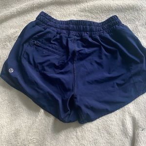 Lululemon blue hotty-hot shorts